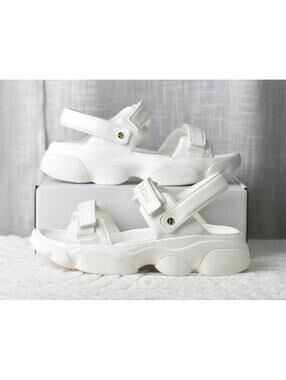 New! Size: 12 Women | Jordan Deja Women's Sandals | FN5036-100 | Sail Metallic
